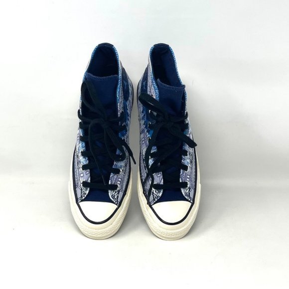 💖MEGA SALE💖Converse Chuck 70 Holiday Midnight Navy Egret Black Women  172135C - Picture 6 of 11